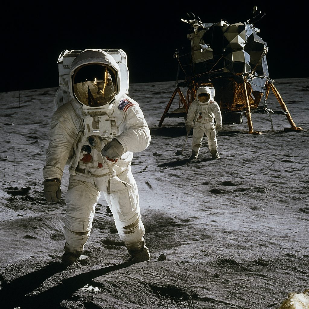 1st MOON WALK TEAM SOURCE WIKIPEDIA