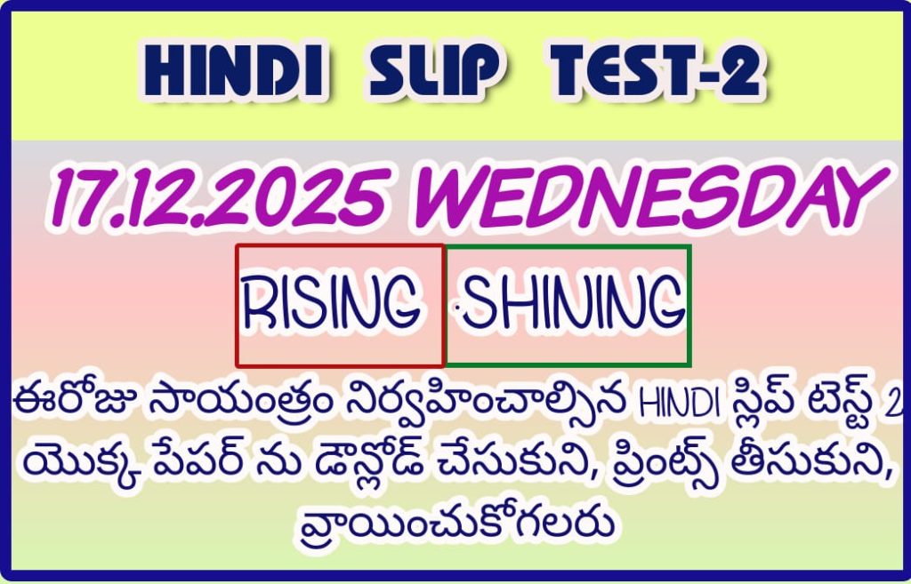 100 DAYS HINDI ACTION PLAN