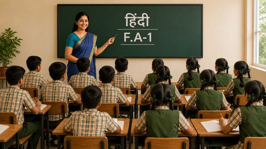 HAMARI HINDI FA-1 BOOK REVIEWS & PROJECTS
